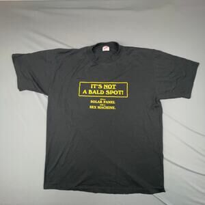 Vintage Funny Bald Spot Graphic T Shirt